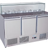3 DOORS PIZZATABLE SALADETTE FRIDGE 1365 MM ESL3864