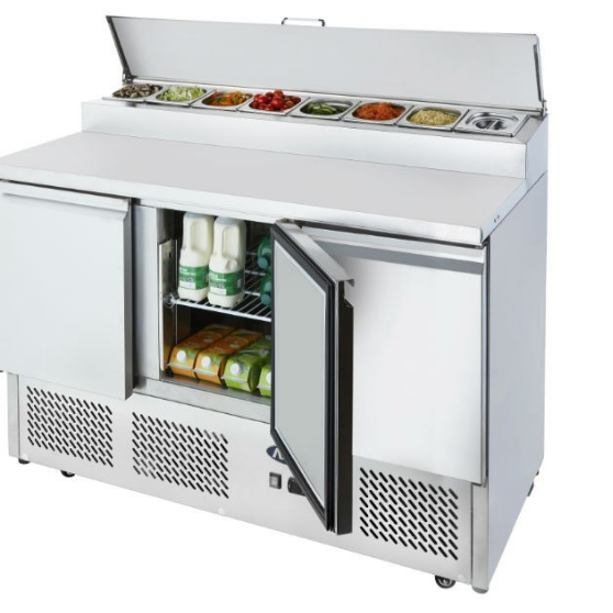 3 DOORS OPEN TOP SALADETTE FRIDGE 1365 MM ESL3853 3 DOORS OPEN TOP SALADETTE FRIDGE 1365 MM ESL3853