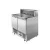 2 DOORS PIZZATABLE MARBLE TOP SALADETTE FRIDGE 900 MM ESL3831 2 DOORS PIZZATABLE MARBLE TOP SALADETTE FRIDGE 900 MM ESL3831
