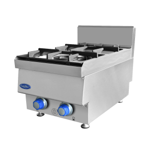 2 BURNER COOK TOP 650 LPG AT65G2B-C-LPG