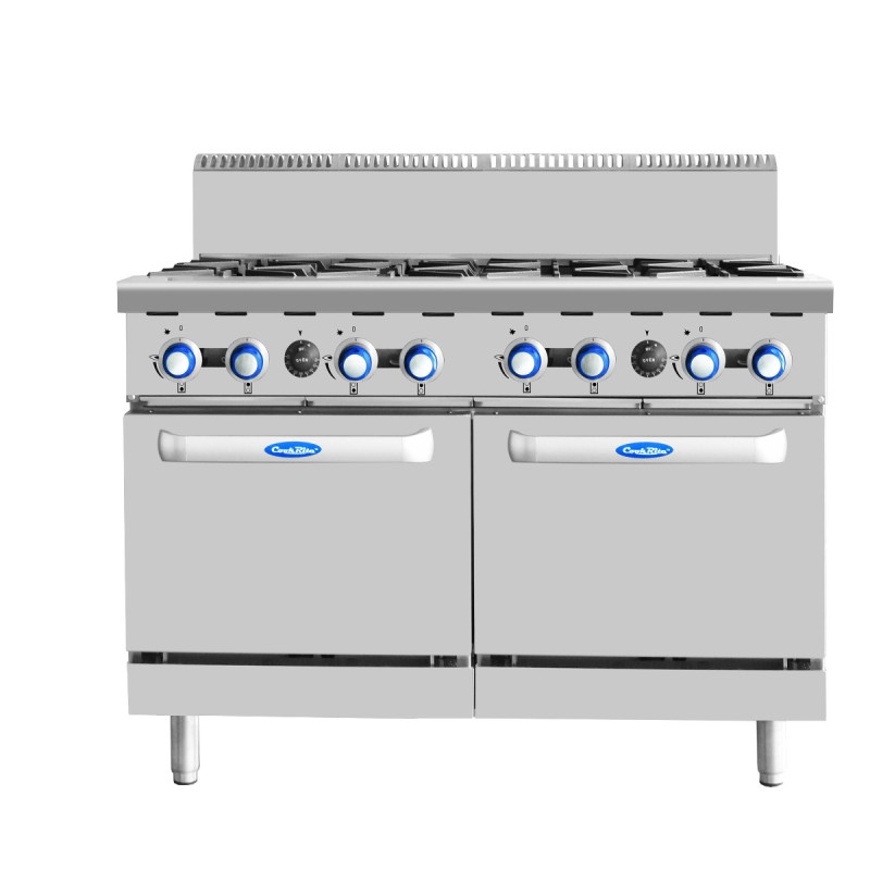 8 BURNERS WITH OVEN NG AT80G8B-O-NG 8 BURNERS WITH OVEN NG AT80G8B-O-NG