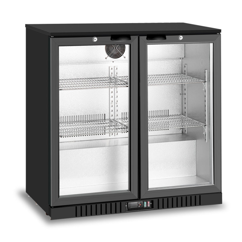 2 swing doors back bar cooler 2 swing doors back bar cooler
