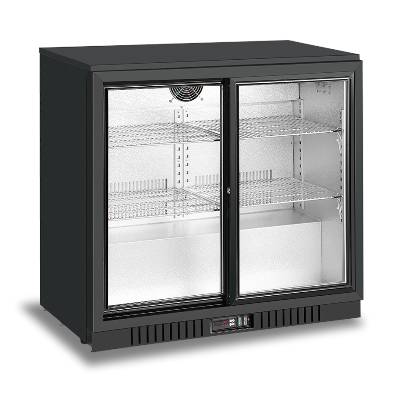 2 sliding doors back bar cooler 2 sliding doors back bar cooler
