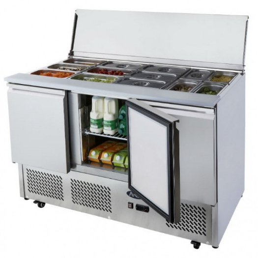 3 DOORS SLIDING LID SALADETTE FRIDGE 1365 MM ESL3850 3 DOORS SLIDING LID SALADETTE FRIDGE 1365 MM ESL3850