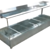 WET HOT FOOD DISPLAY 2060 MM BM6 HOLDS 6 x 1/1 GN PANS (PANS NOT INCLUDED) 15 AMP WET HOT FOOD DISPLAY 2060 MM BM6 HOLDS 6 x 1/1 GN PANS (PANS NOT INCLUDED) 15 AMP