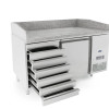 1 DOOR PIZZA TABLE FRIDGE WITH DRAWERS 1510 MM EPF3490 1 DOOR PIZZA TABLE FRIDGE WITH DRAWERS 1510 MM EPF3490