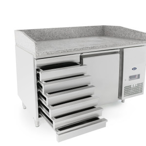 1 DOOR PIZZA TABLE FRIDGE WITH DRAWERS 1510 MM EPF3490