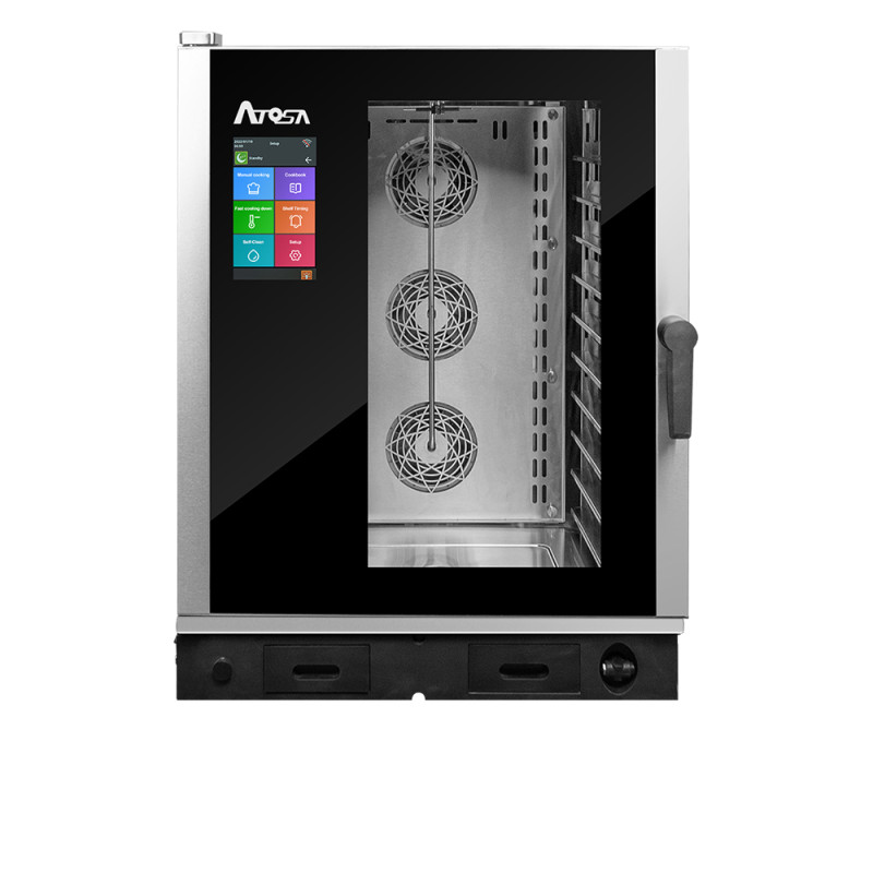 Atosa Electric Combi Oven for Gastronomy Use: 10 x GN 2/1 trays Atosa Electric Combi Oven for Gastronomy Use: 10 x GN 2/1 trays