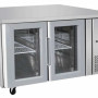  GLASS 2 DOOR COOLING FRIDGE TABLE 1360 MM EPF3721