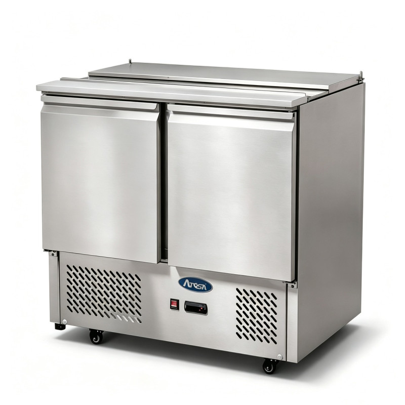 2 DOORS SLIDING LID SALADETTE FRIDGE SIZE 900 MM ESL3800 2 DOORS SLIDING LID SALADETTE FRIDGE SIZE 900 MM ESL3800