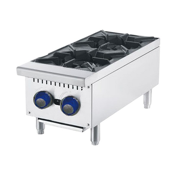 2 BURNER COOK TOPS W310 X D700 X H333 COOKRITE ATHP-12-2-NG 2 BURNER COOK TOPS W310 X D700 X H333 COOKRITE ATHP-12-2-NG