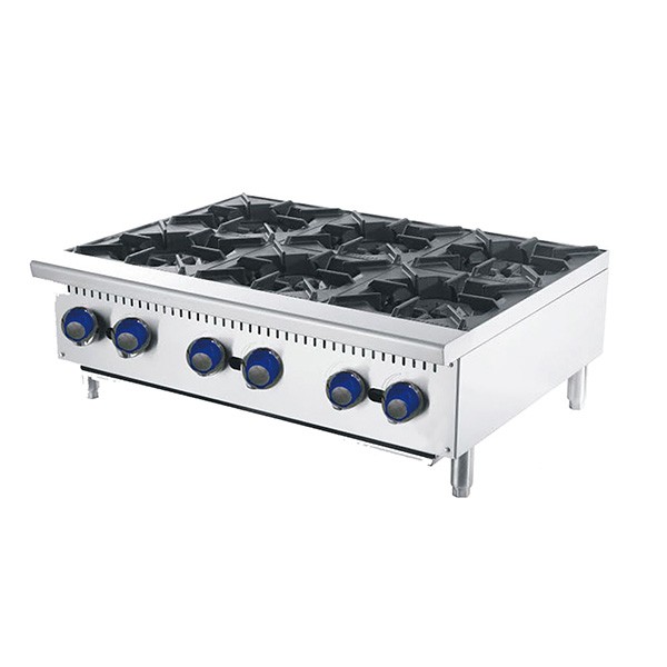 6 BURNER COOK TOPS W910 X D700 X H333 | COOKRITE 1 ATHP-36-6-LPG 6 BURNER COOK TOPS W910 X D700 X H333 | COOKRITE 1 ATHP-36-6-LPG