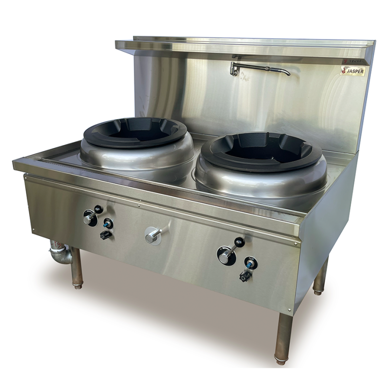 JASPER Double Wok Range(chimney burner) LPG JASPER Double Wok Range(chimney burner) LPG