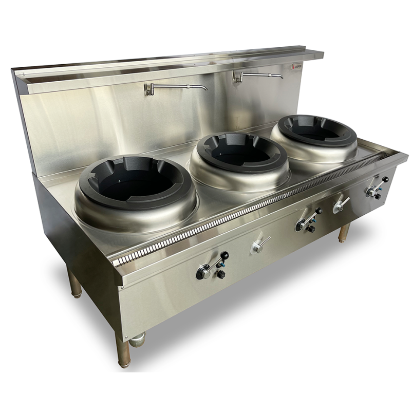 JASPER Triple Wok Range(duckbill burner) NG