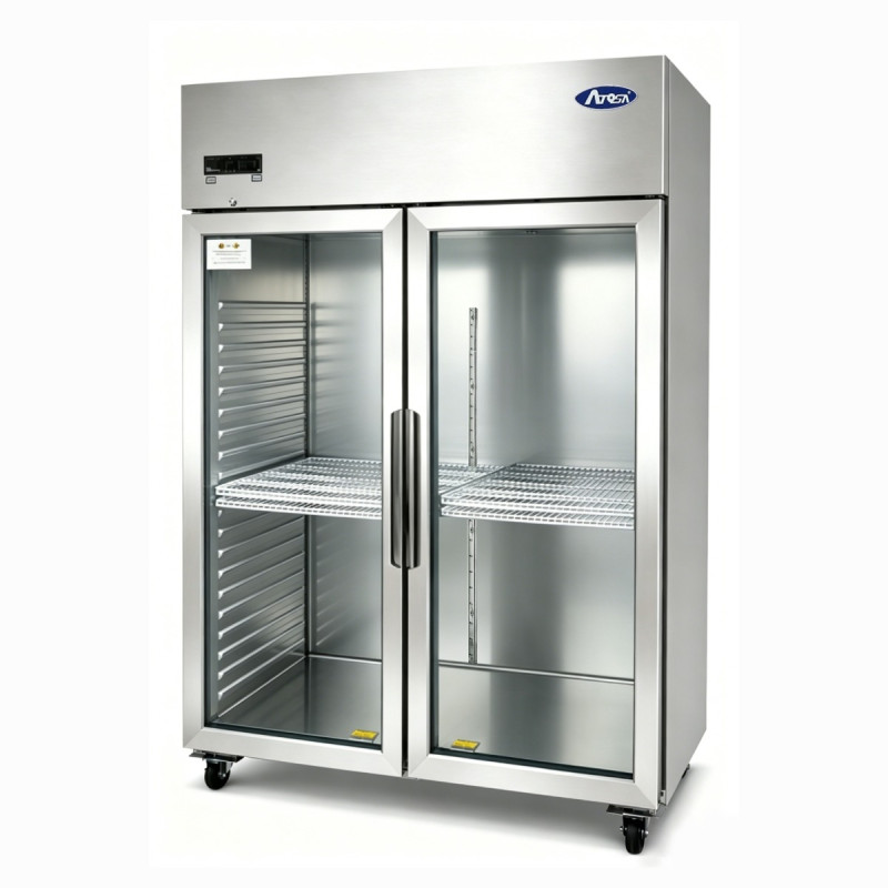 Double Door Glass Door Display Fridge JCF80RSGR Double Door Glass Door Display Fridge JCF80RSGR