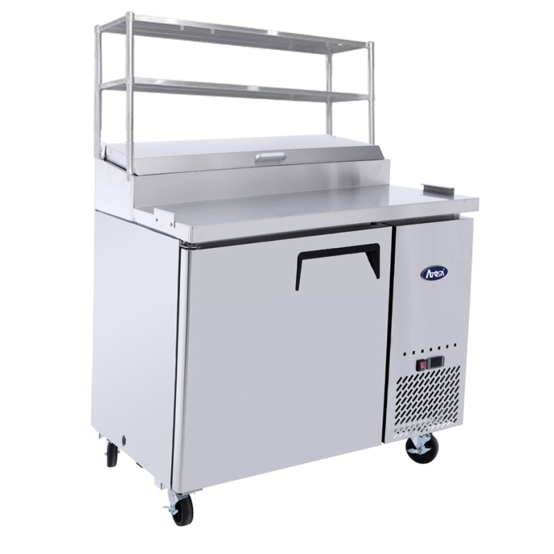 1 DOOR PIZZA PREP TABLE FRIDGE WITH OVER SHELF MPF8201OS 1 DOOR PIZZA PREP TABLE FRIDGE WITH OVER SHELF MPF8201OS
