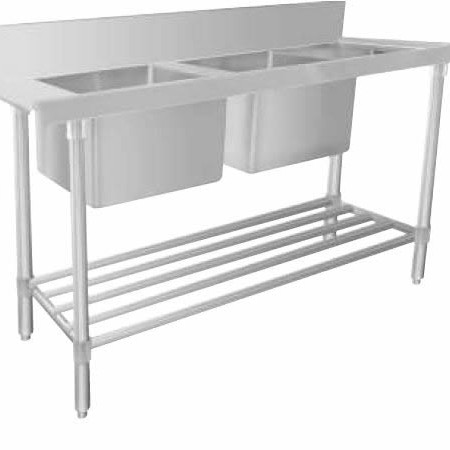 STAINLESS STEEL DISHWASHER DOUBLE INLET SINK 1 WSS26165R STAINLESS STEEL DISHWASHER DOUBLE INLET SINK 1 WSS26165R