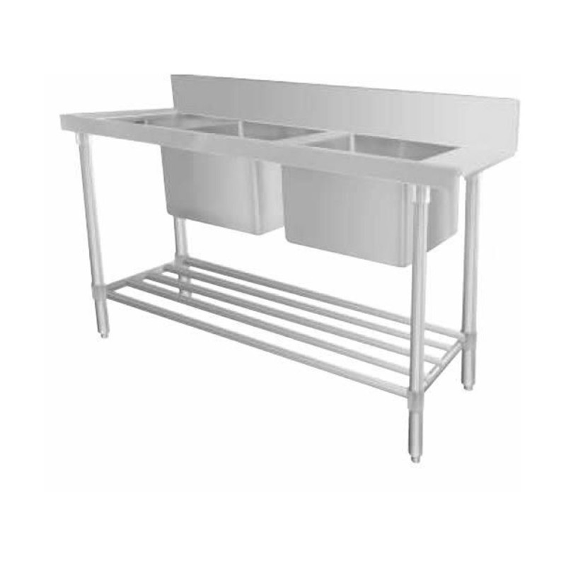 STAINLESS STEEL DISHWASHER DOUBLE INLET SINK 4 WSS26165L STAINLESS STEEL DISHWASHER DOUBLE INLET SINK 4 WSS26165L