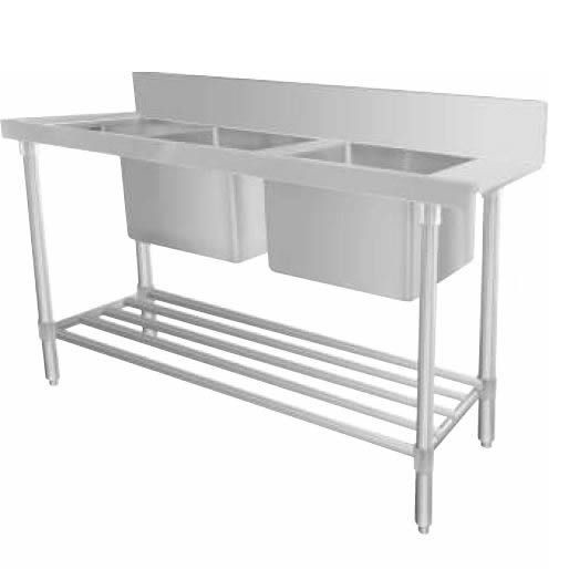 STAINLESS STEEL DISHWASHER DOUBLE INLET SINK 2 WSS27165L STAINLESS STEEL DISHWASHER DOUBLE INLET SINK 2 WSS27165L