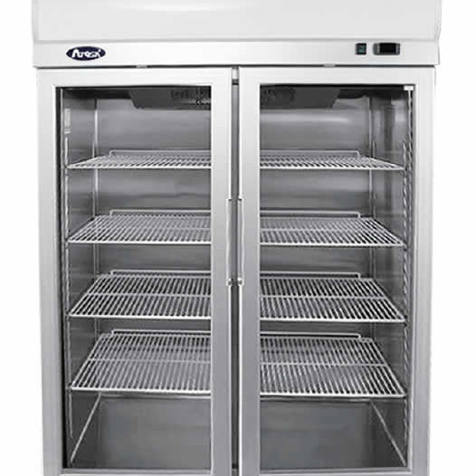 TOP MOUNTED DOUBLE DOOR GLASS FRIDGE YCF9402